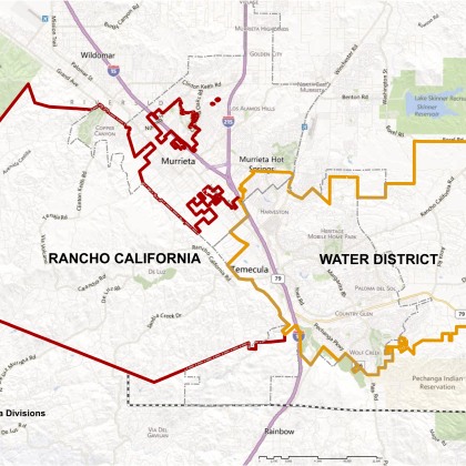 Rancho California Water District Boundary Map